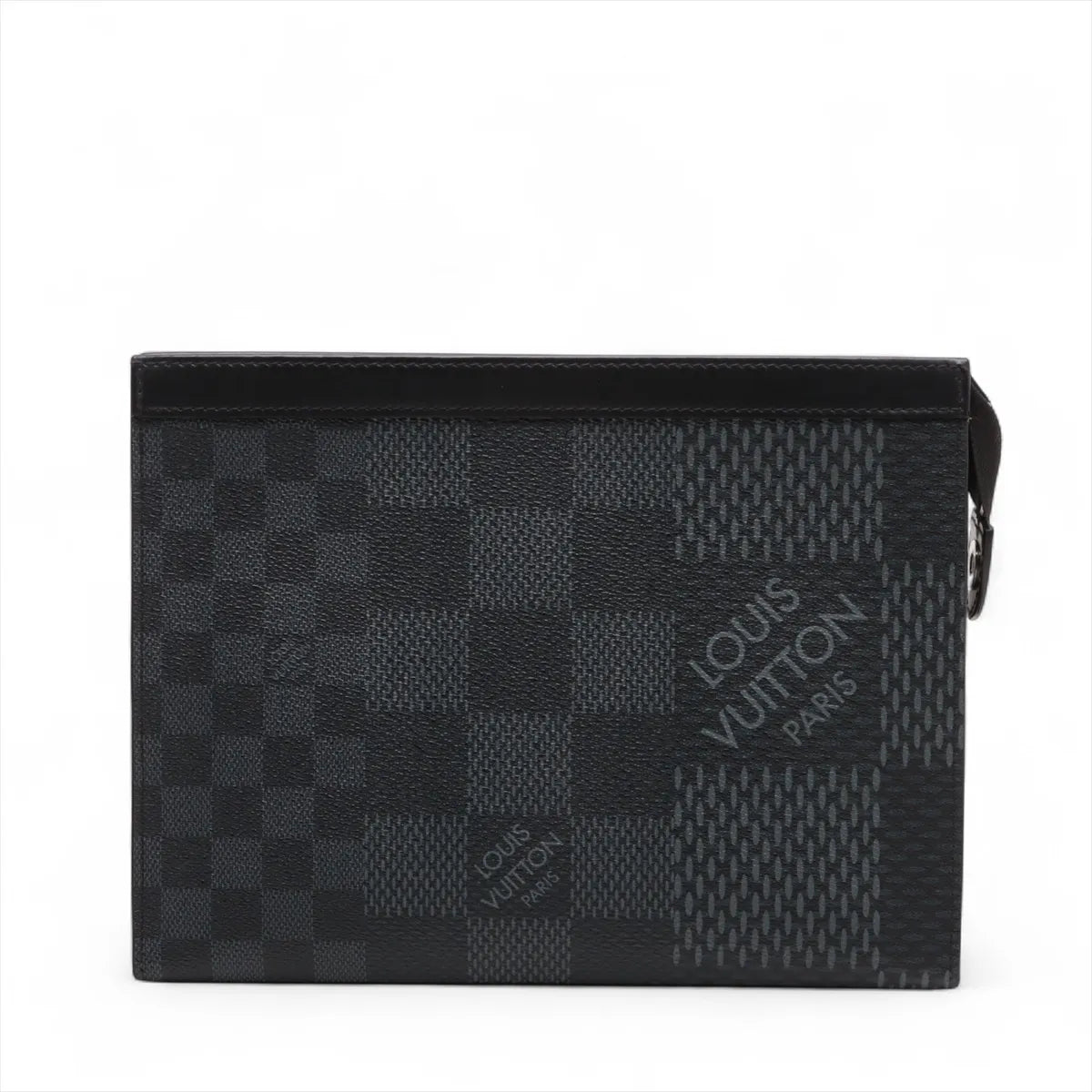 Louis Vuitton Damier Graphite 3D Pochette VOYAGE MM N60444 Black