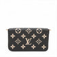 Louis Vuitton monogram empreinte Pochette Félicie M80482 FH0261 Black