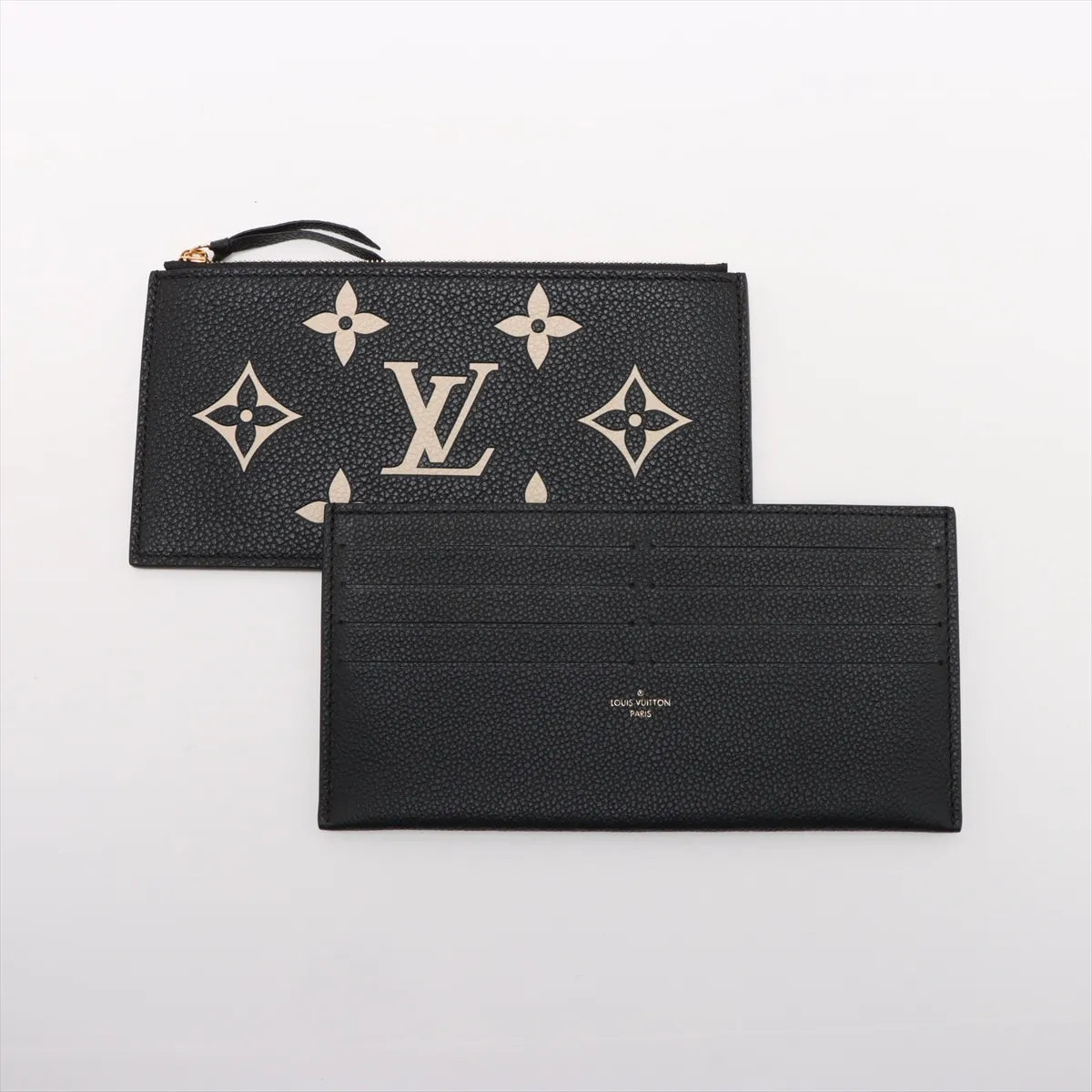 Louis Vuitton monogram empreinte Pochette Félicie M80482 FH0261 Black
