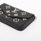 Louis Vuitton monogram empreinte Pochette Félicie M80482 FH0261 Black
