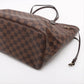 Louis Vuitton Damier Neverfull MM N41603 AR4187 brown x pink