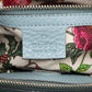 Gucci Bamboo Leather 2 Way Handbag Blue 323660