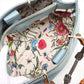 Gucci Bamboo Leather 2 Way Handbag Blue 323660