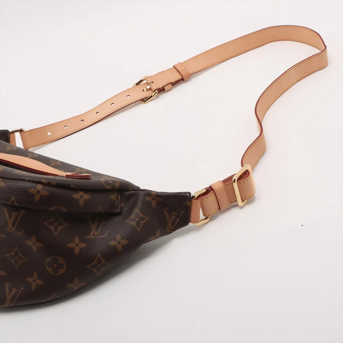 Louis Vuitton Monogram Bum bag M43644 MI2149 Brown