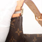 Louis Vuitton Monogram Bum bag M43644 MI2149 Brown