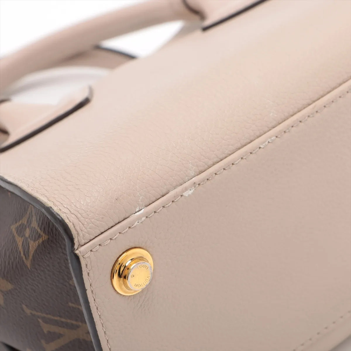 Louis Vuitton Monogram On My Side PM M57729 Beige x brown