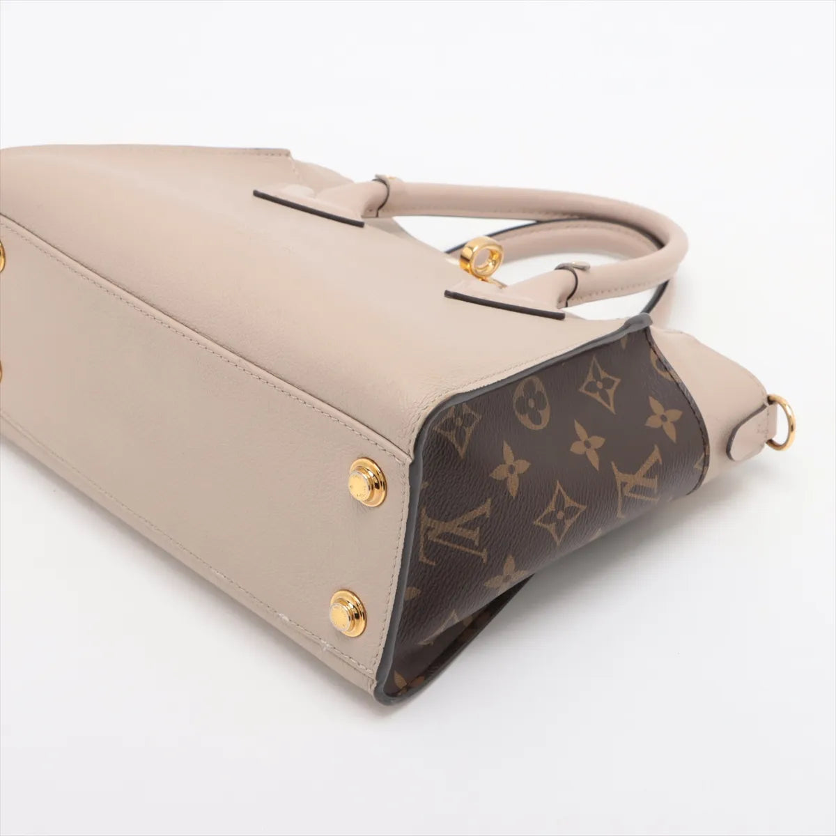 Louis Vuitton Monogram On My Side PM M57729 Beige x brown