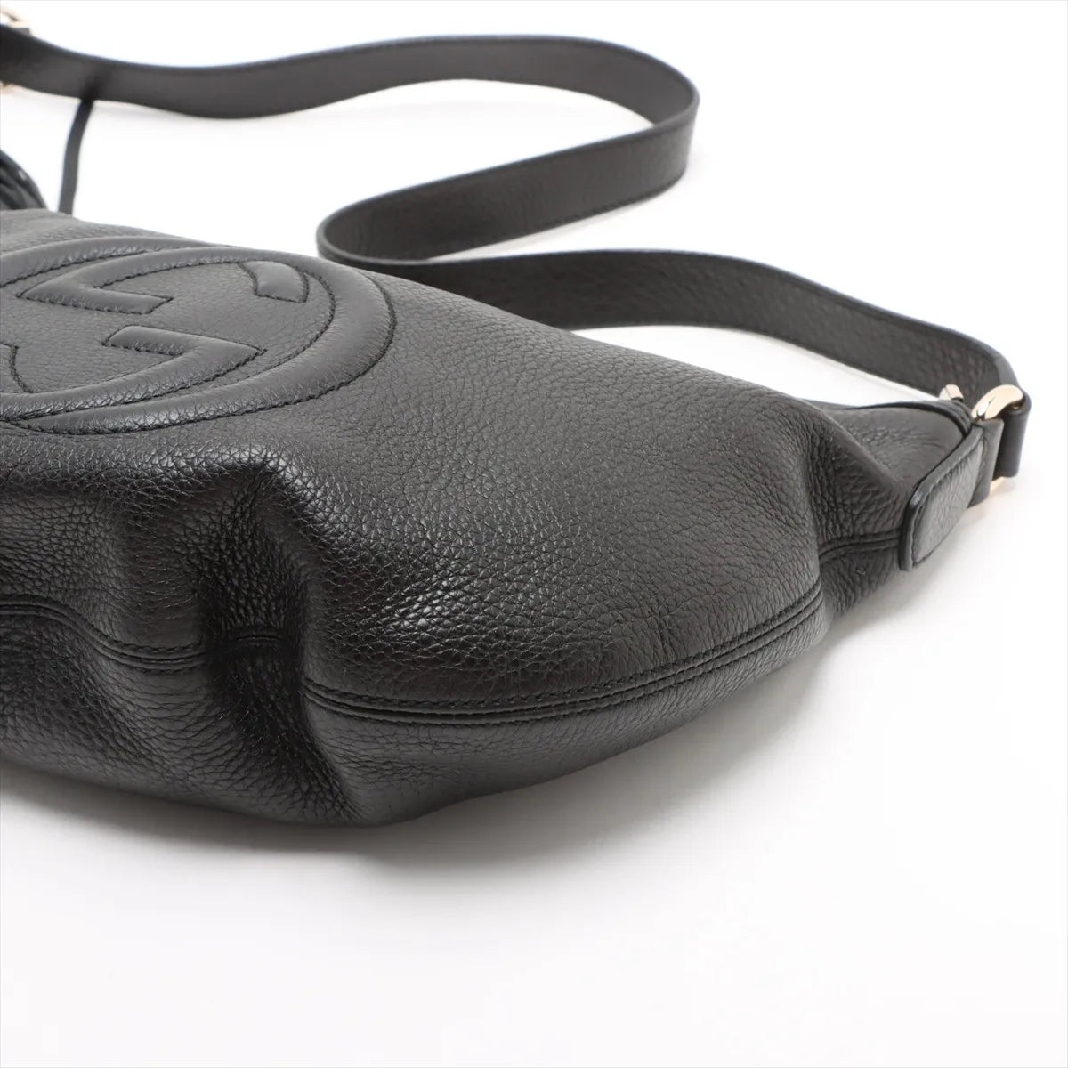 Gucci Soho Leather Shoulder bag Black 308361