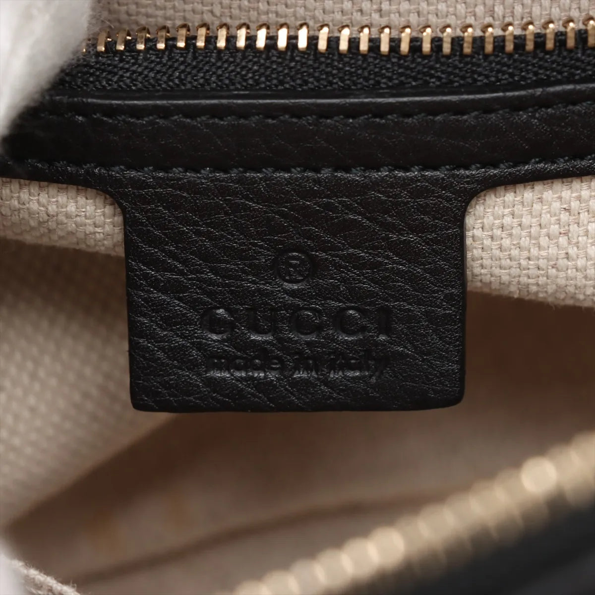 Gucci Soho Leather Shoulder bag Black 308361