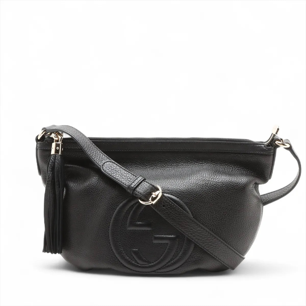 Gucci Soho Leather Shoulder bag Black 308361