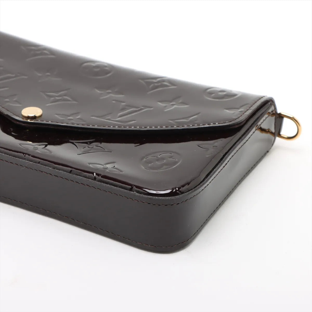 Louis Vuitton Vernis Pochette Félicie M61267 MI3146 Brown