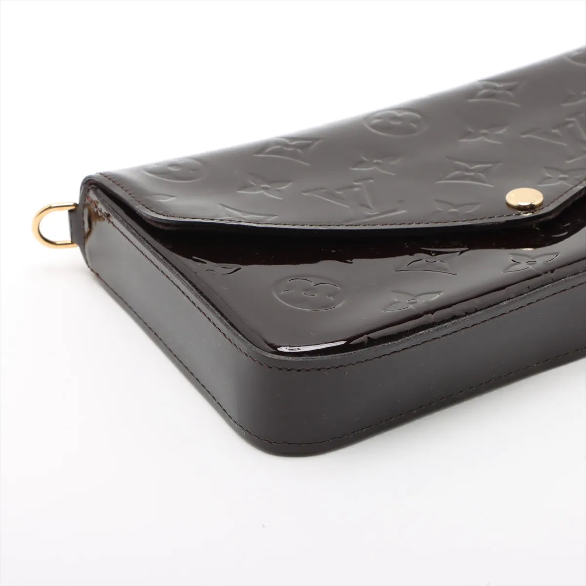 Louis Vuitton Vernis Pochette Félicie M61267 MI3146 Brown
