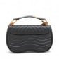 Louis Vuitton New Wave Chain Bag MM M51498 MI0159 Black