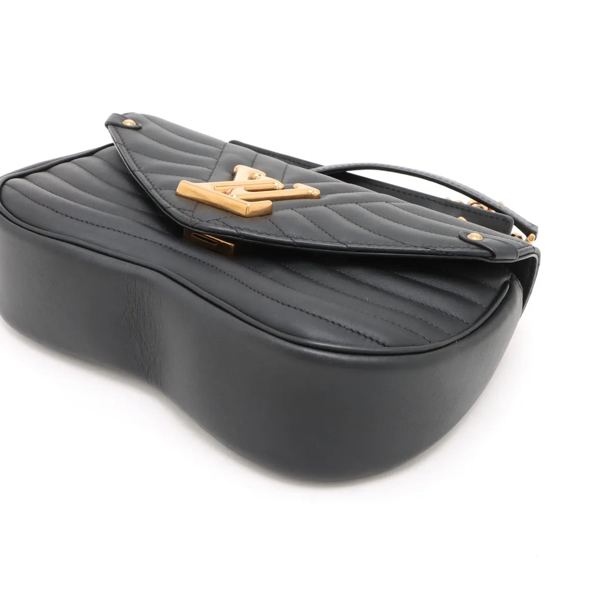 Louis Vuitton New Wave Chain Bag MM M51498 MI0159 Black