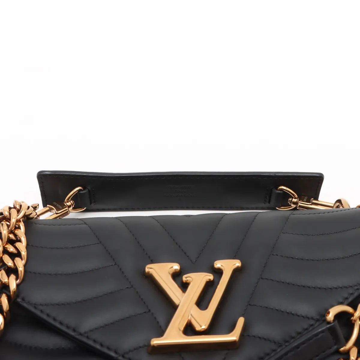 Louis Vuitton New Wave Chain Bag MM M51498 MI0159 Black