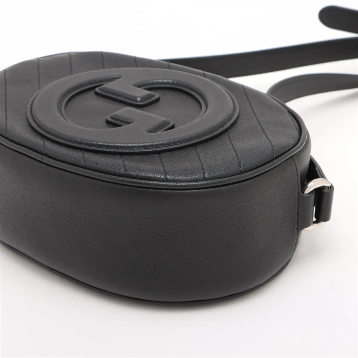 Gucci Blondie Leather Shoulder bag Black 760175