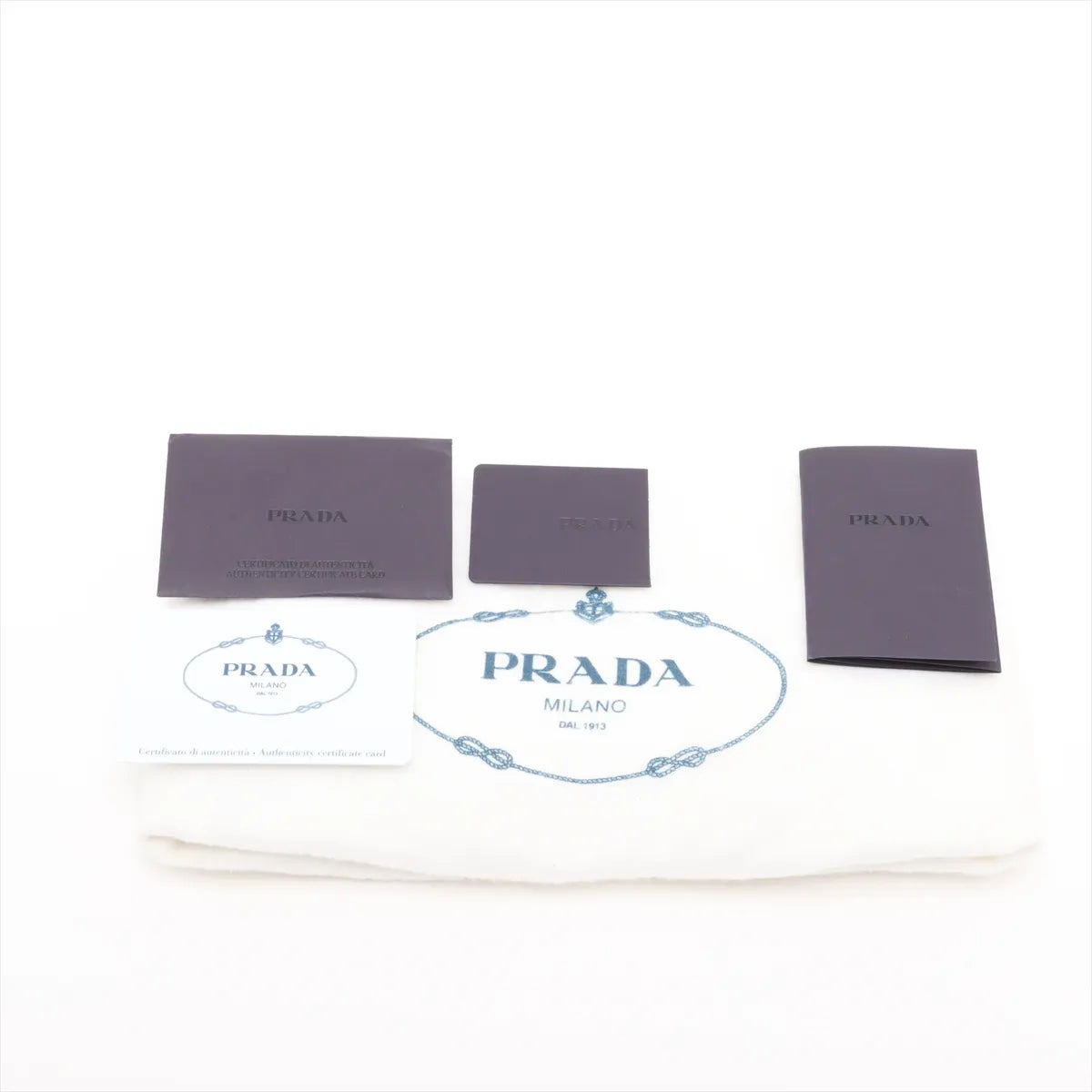 Prada Tessuto nylon x leather 2 Way Shoulder Bag Black 1BC114