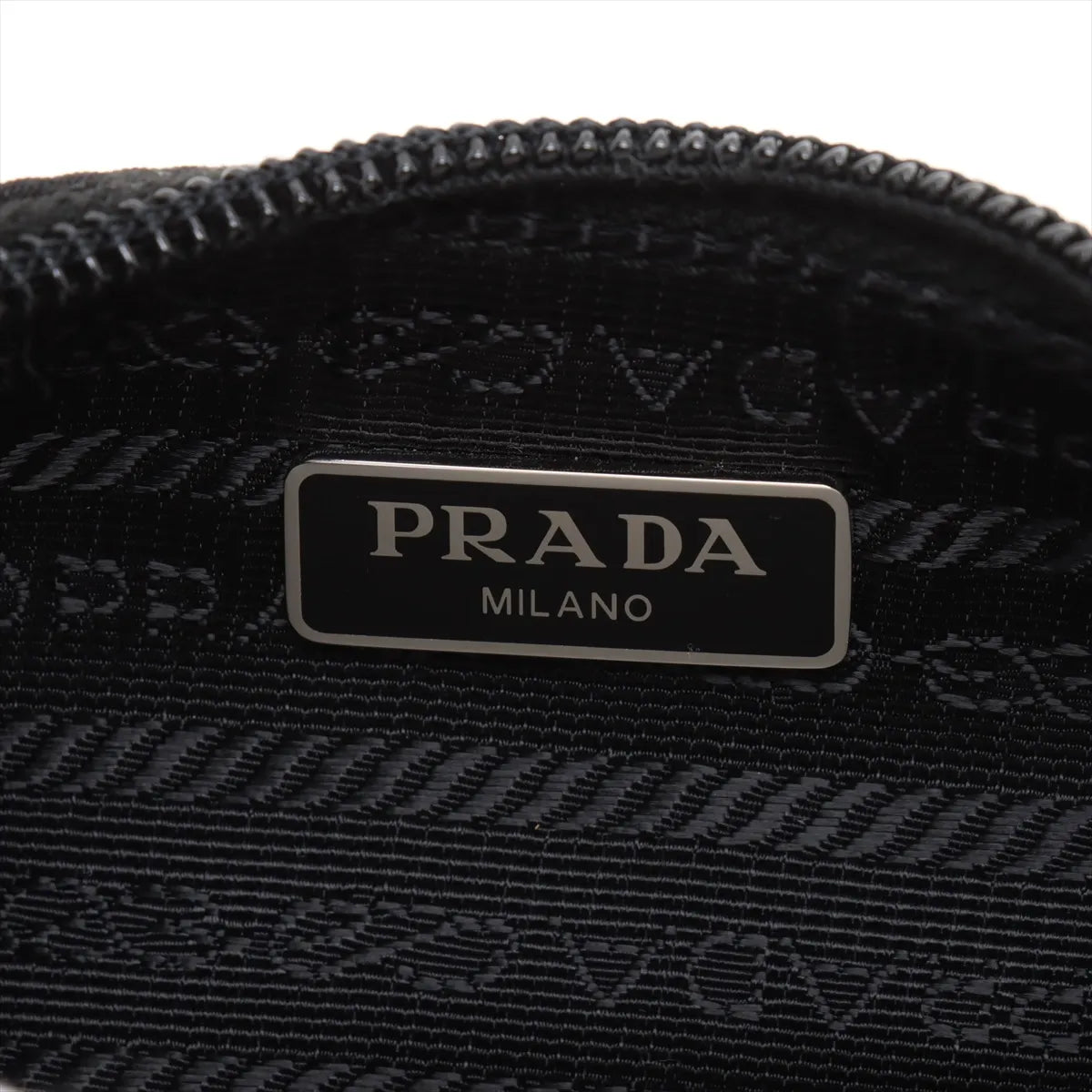 Prada Tessuto nylon x leather 2 Way Shoulder Bag Black 1BC114