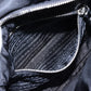 Prada Tessuto Quilt nylon x leather Shoulder bag Black