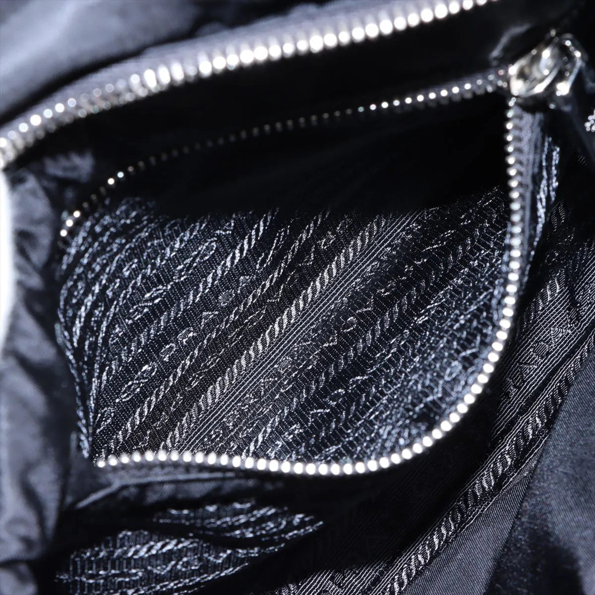 Prada Tessuto Quilt nylon x leather Shoulder bag Black
