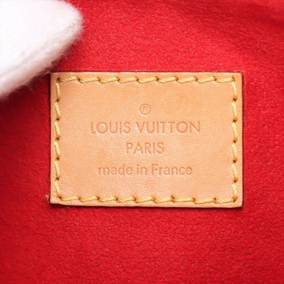 Louis Vuitton Monogram Pallas M41175 SN1126 brown x red