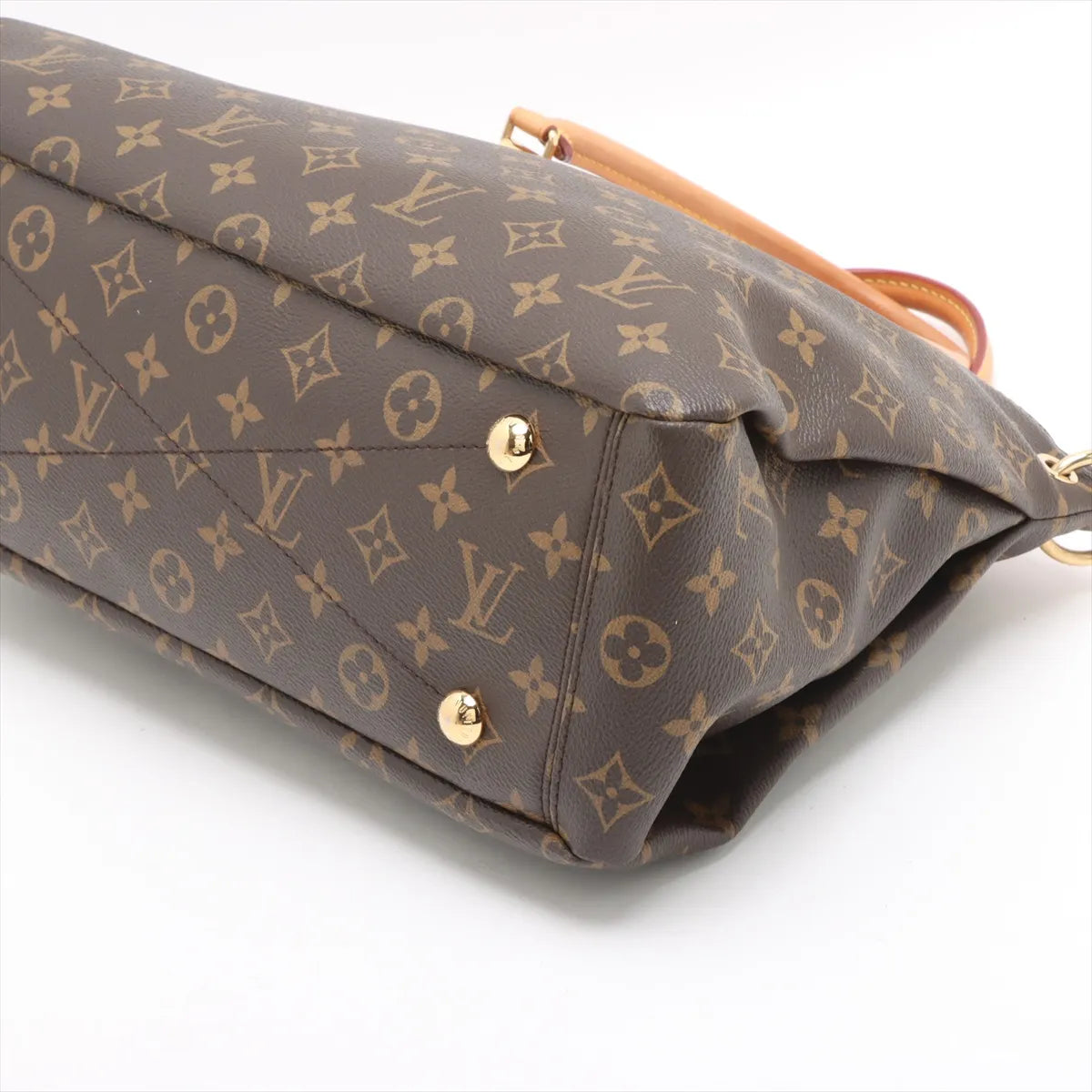 Louis Vuitton Monogram Pallas M41175 SN1126 brown x red