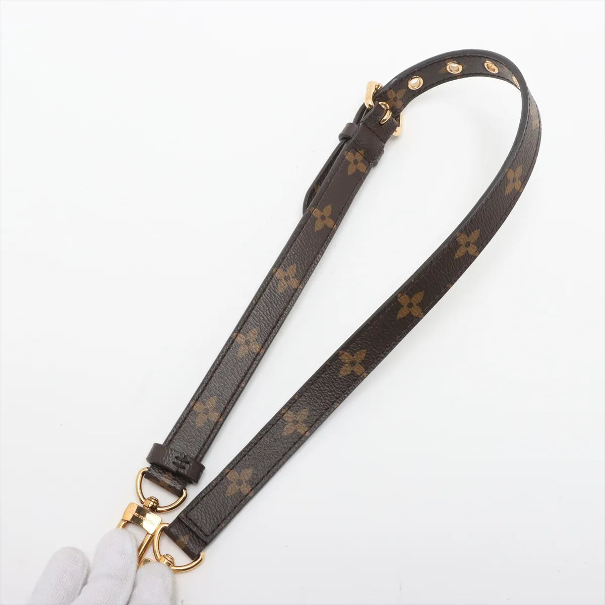 Louis Vuitton Monogram Pallas M41175 SN1126 brown x red