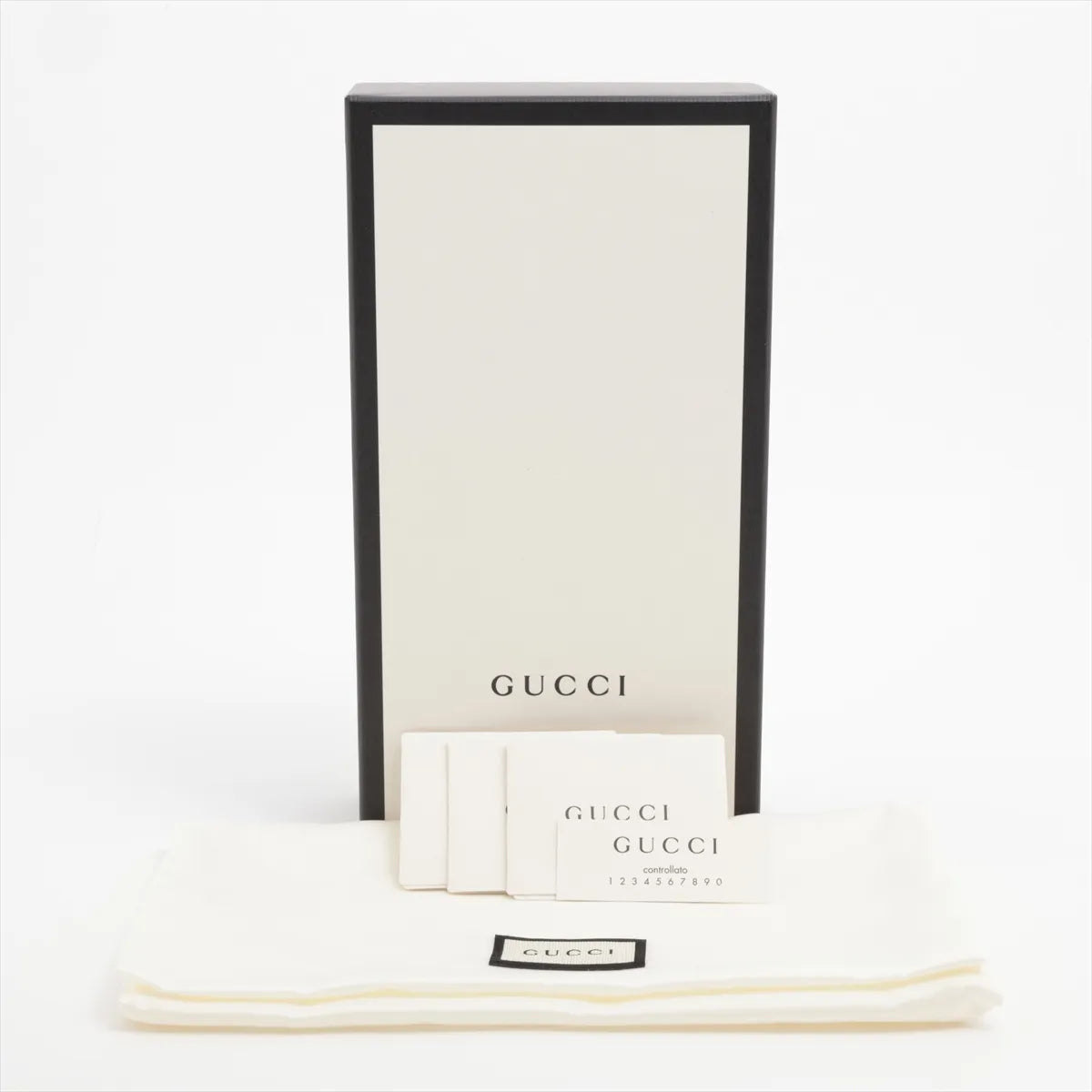Gucci Queen margaret 476069 PVC & leather Zip Round Wallet Red x navy