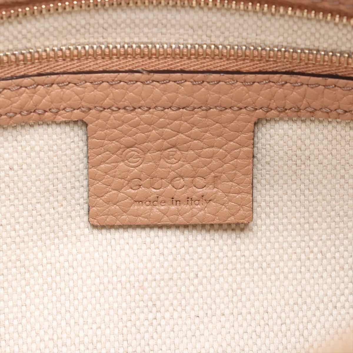 Gucci Soho Leather 2 Way Shoulder Bag Beige 536194