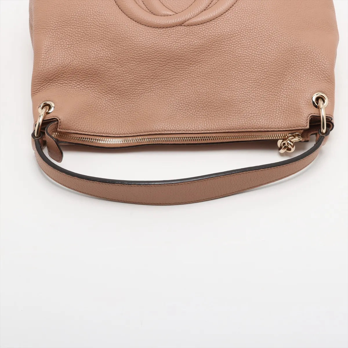 Gucci Soho Leather 2 Way Shoulder Bag Beige 536194