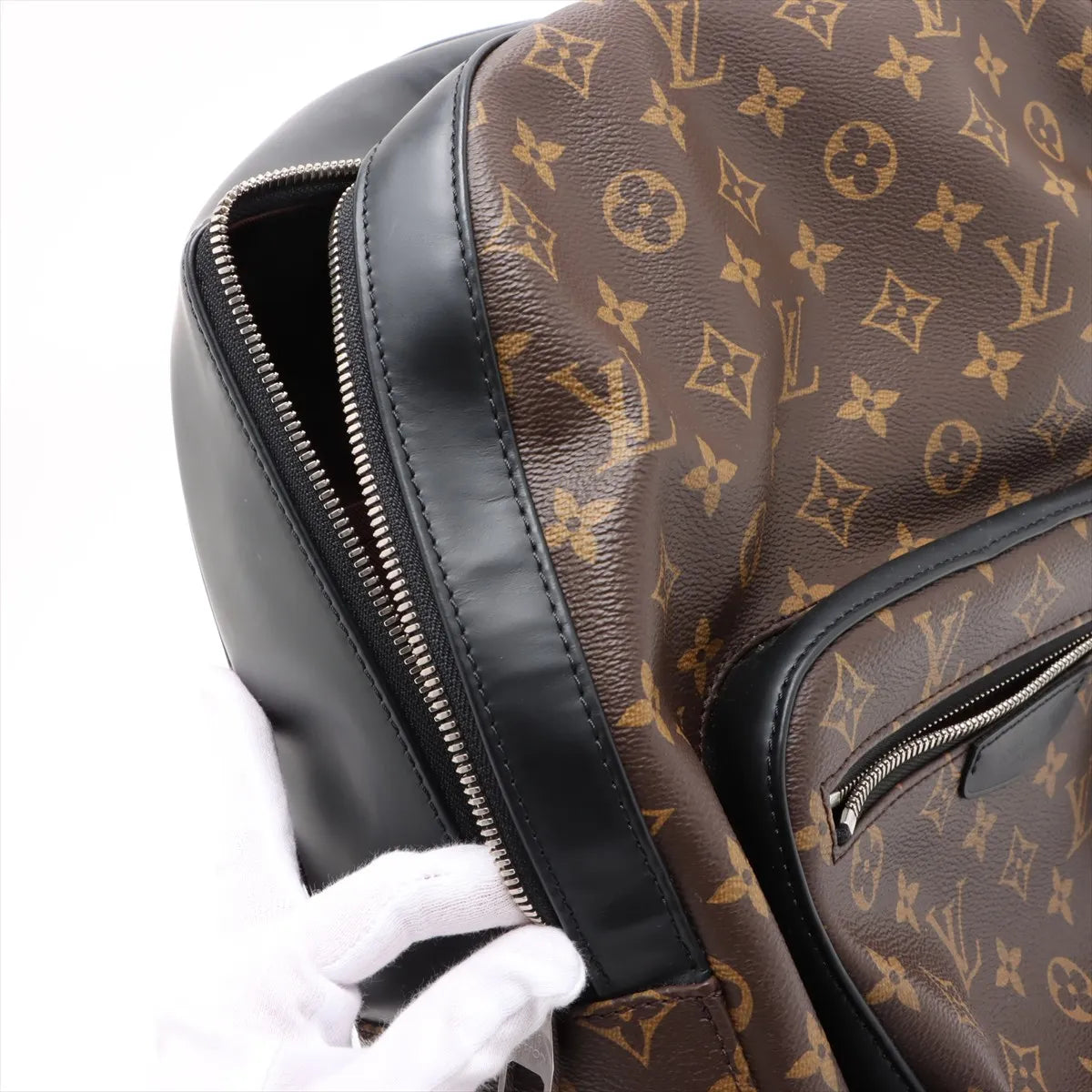 Louis Vuitton Monogram Macassar Josh M41530 Brown x black