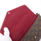 Louis Vuitton Monogram Pochette Felicie M81896 Brown