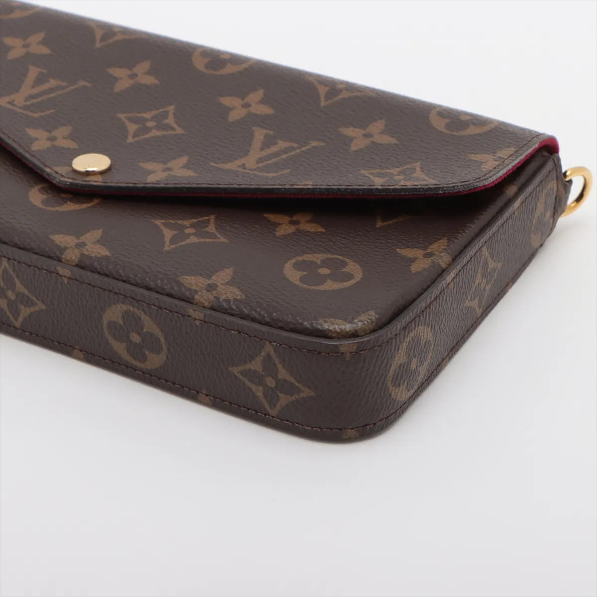 Louis Vuitton Monogram Pochette Felicie M81896 Brown