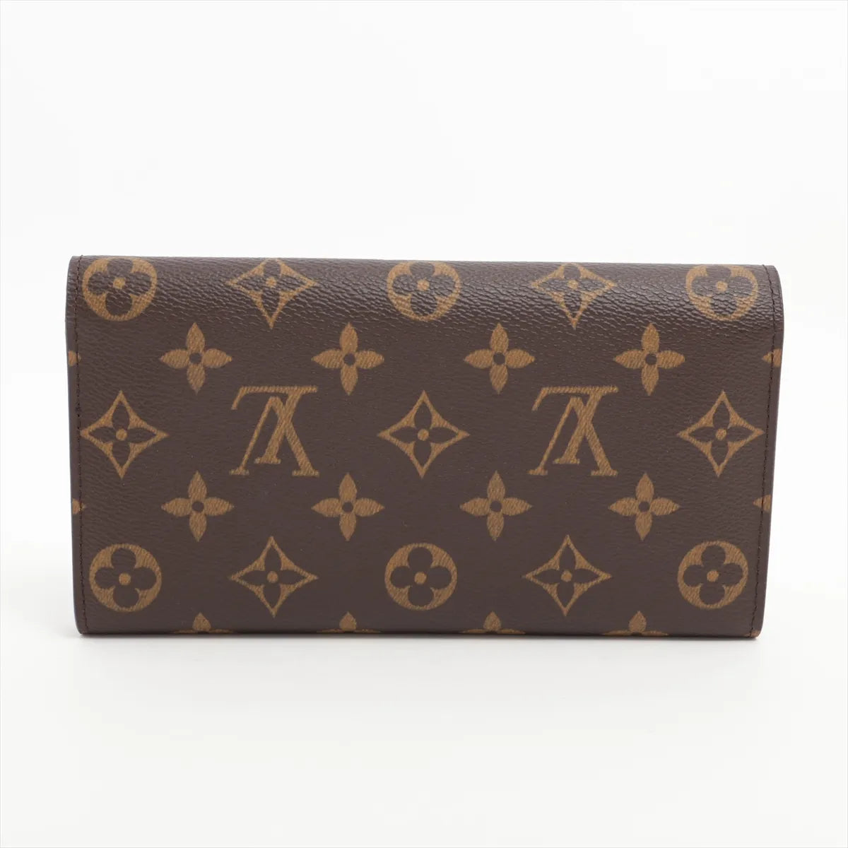 Louis Vuitton Monogram Pochette Porte Monecredit M61725 MB0014 Brown Long Wallet