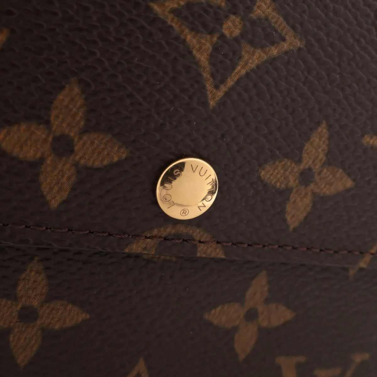 Louis Vuitton Monogram Pochette Porte Monecredit M61725 MB0014 Brown Long Wallet
