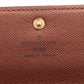 Louis Vuitton Monogram Pochette Porte Monecredit M61725 MB0014 Brown Long Wallet