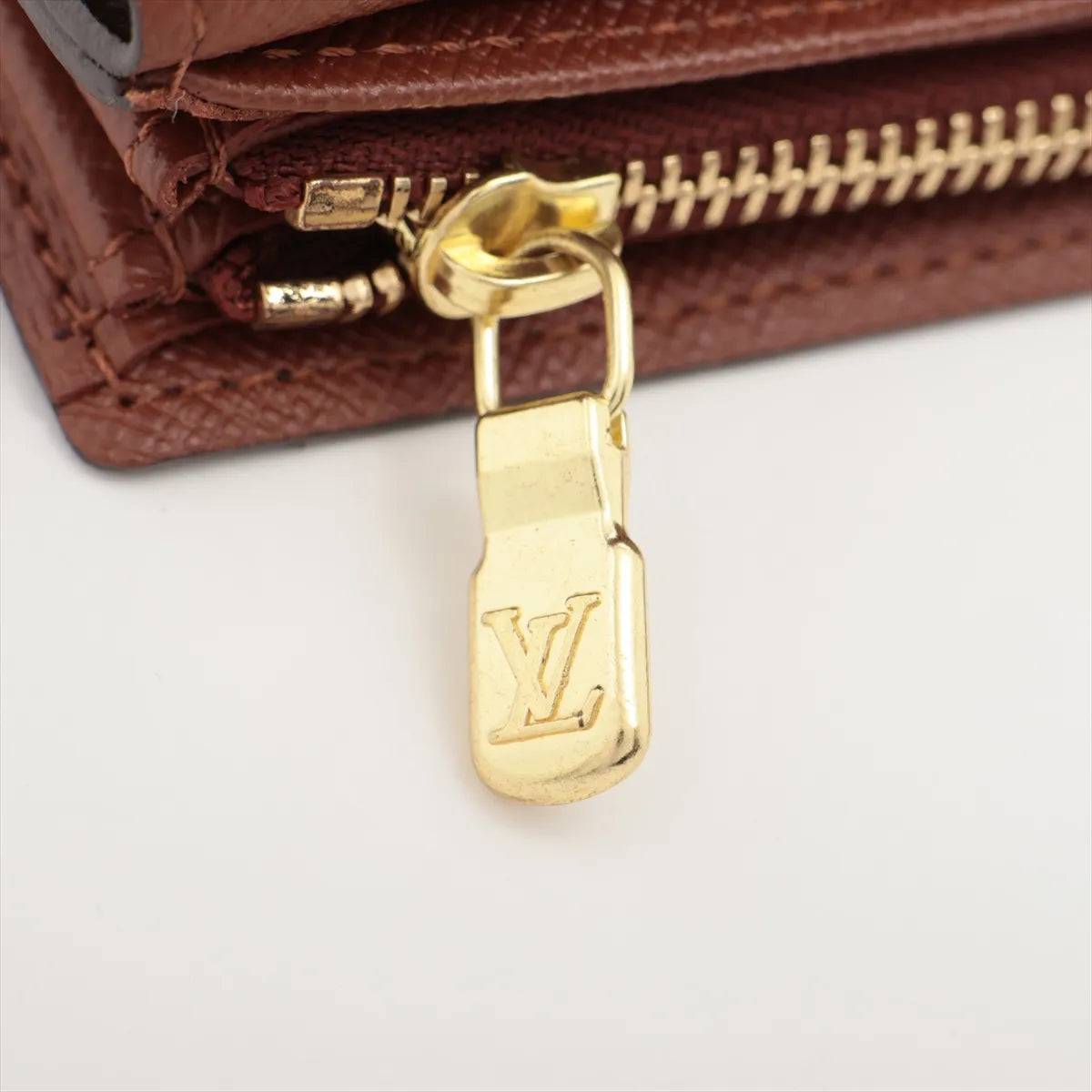 Louis Vuitton Monogram Pochette Porte Monecredit M61725 MB0014 Brown Long Wallet