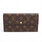 Louis Vuitton Monogram Pochette Porte Monecredit M61725 MB0014 Brown Long Wallet