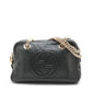 Gucci Soho Leather Chain Shoulder Bag Black 308983