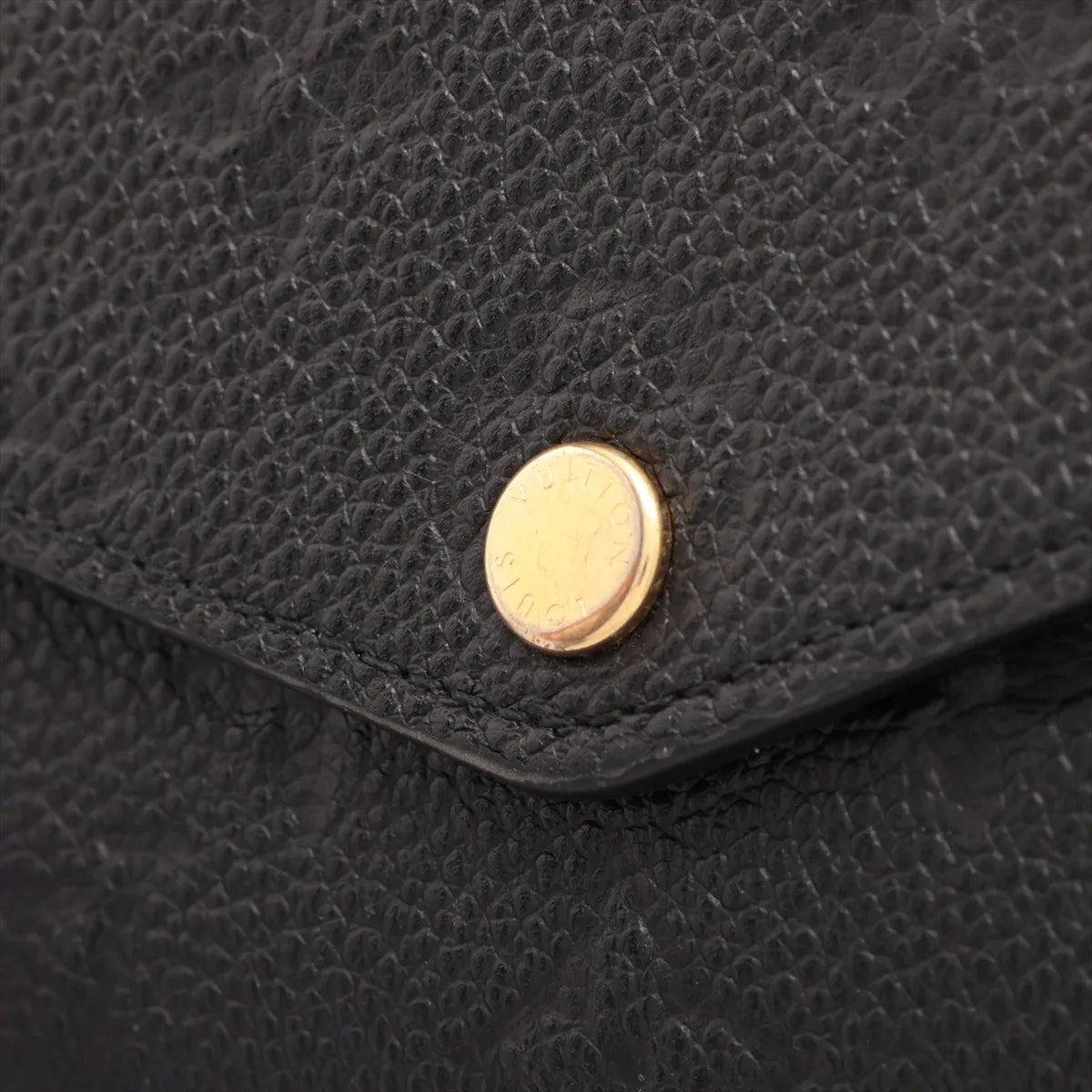 Louis Vuitton monogram empreinte Portefeuille Sarah M82257 Noir Long Wallet