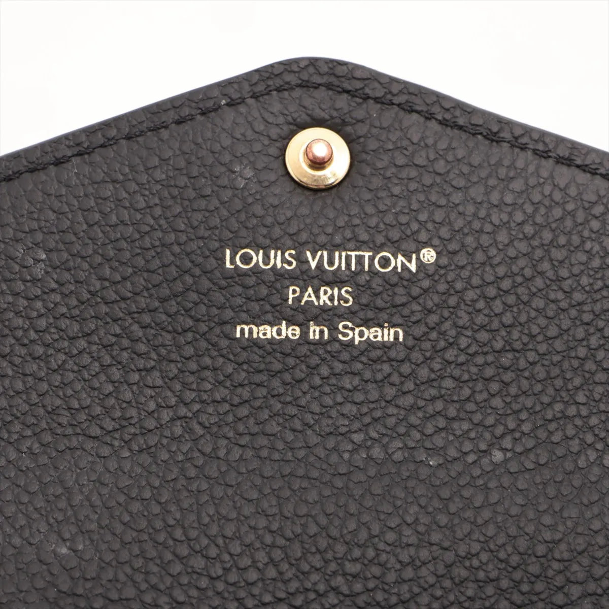 Louis Vuitton monogram empreinte Portefeuille Sarah M82257 Noir Long Wallet