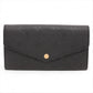 Louis Vuitton monogram empreinte Portefeuille Sarah M82257 Noir Long Wallet