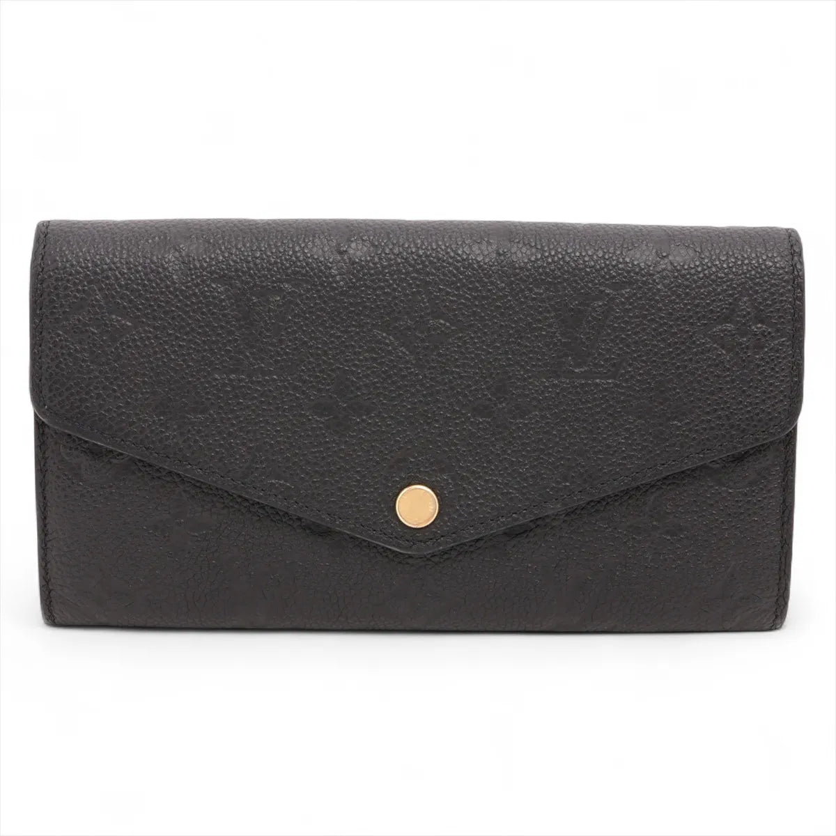 Louis Vuitton monogram empreinte Portefeuille Sarah M82257 Noir Long Wallet