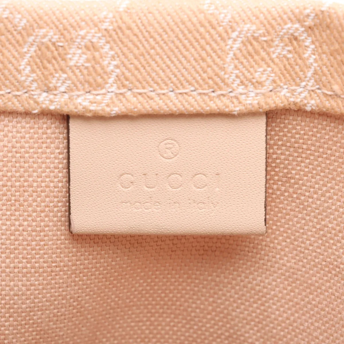 Gucci GG Denim Denim & leather Tote bag Beige 772184
