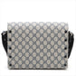 Gucci GG Supreme Dionysus PVC & leather Shoulder bag Beige x navy 725548