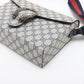 Gucci GG Supreme Dionysus PVC & leather Shoulder bag Beige x navy 725548