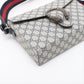 Gucci GG Supreme Dionysus PVC & leather Shoulder bag Beige x navy 725548
