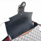 Gucci GG Supreme Dionysus PVC & leather Shoulder bag Beige x navy 725548