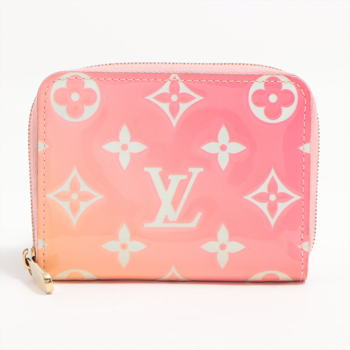 Louis Vuitton Vernis Zippy Coin Purse M64160 TS4178 Sunrise Coin purse