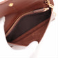 Gucci GG Supreme PVC & leather Chain Wallet Beige×Brown 621892